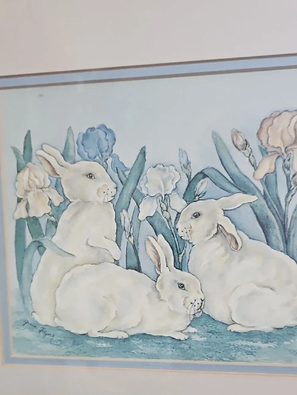 vintage framed limited-edition print titled 